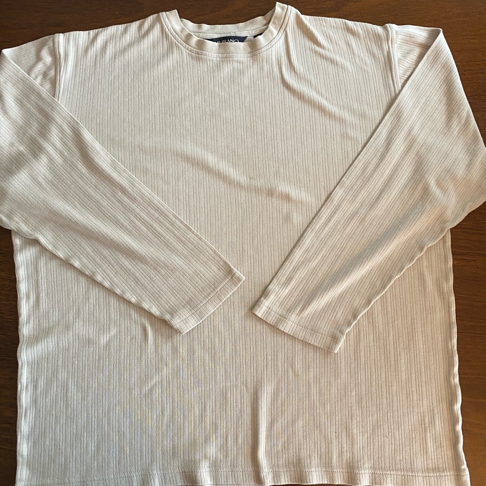 Murano Men’s Large Tan Long Leeve